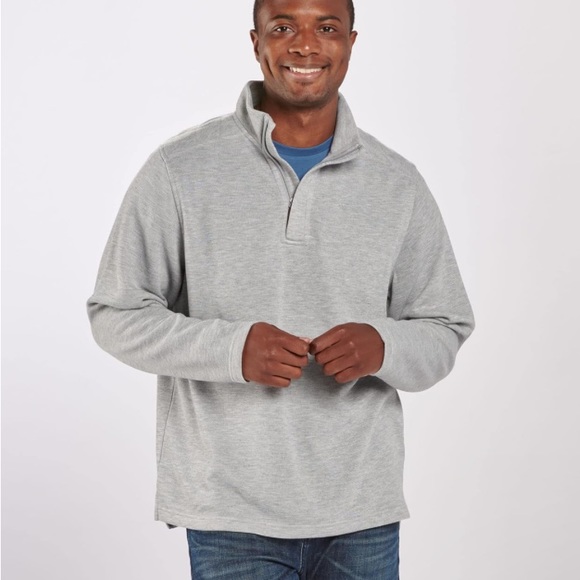 GANNON University Quilted-Detail Sullivan Quarter Zip Pullover , Oxford … - Picture 6 of 12